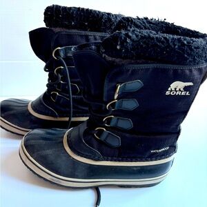 Sorel Waterproof Nylon Snow Boots